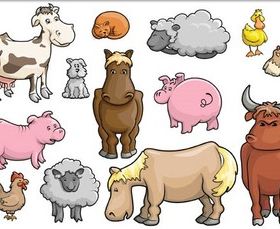 Funny Pets Vector