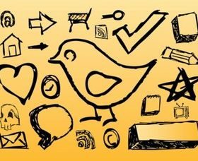 Hand Drawn Icons vector