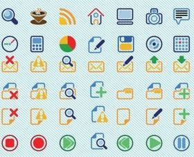 Basic Icons Vectors