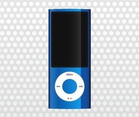 Blue iPod Nano vector