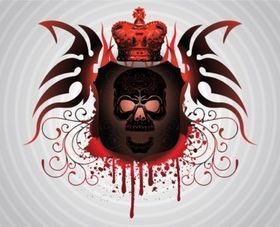 Skull Tattoo vector graphics