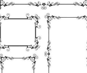 Frames Vintage Templates creative vector