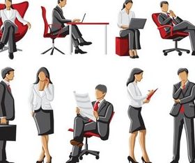 Business people vector