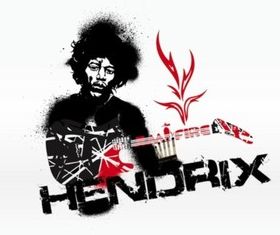 Jimi Hendrix Graphics vector