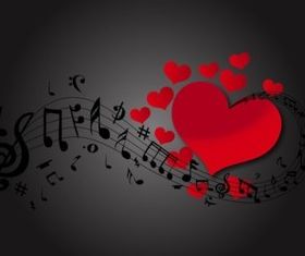 Love Music vectors graphics