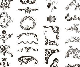 Ornaments free vector