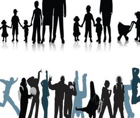 Young People graphic design vectors