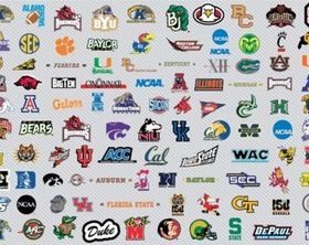 NCAA Basketball Logos set 1 vectors