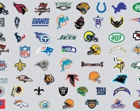 NFL Team Logos design vectors