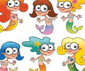 Cartoon Mermaid Vector