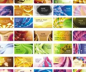 Different Cards graphic design vectors