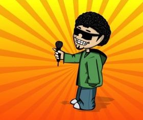 Cool Guy Cartoon vectors