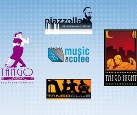 Music Club Logos vector