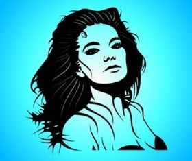 Bjork Vector Portrait