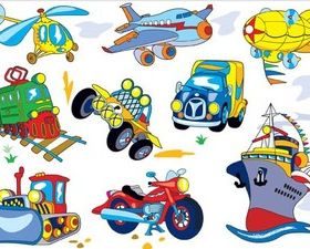 Cartoon Transport vector