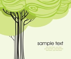 Cartoon tree 2 vector