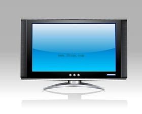 LCD TV picture vector