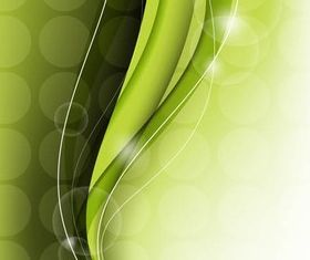 Green Backgrounds free vector set
