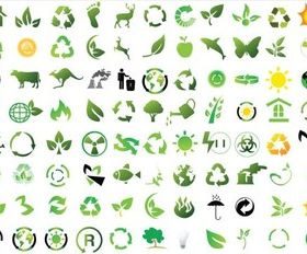 Eco Icons vector