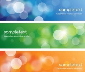 Sun Stylish Banners vector