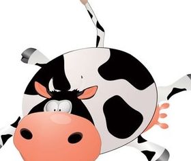 Cute cartoon animal design set vector