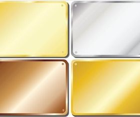 Metal Plates vector