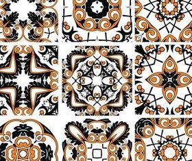 Retro Ornaments vector