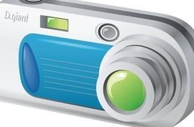 Digital camera Illustration vector