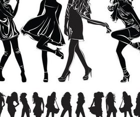 Fashion Girls graphic vector