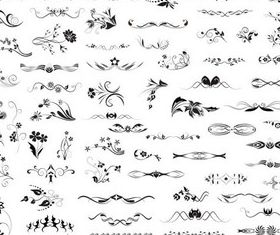 Different Ornaments design vectors