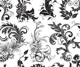 Different Flowers free set vector