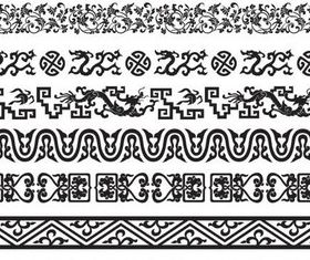 Ornaments Design Ribbons vector