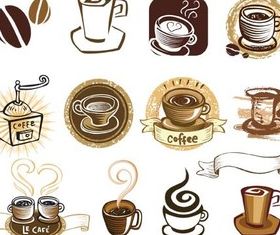 Coffee Labels Vector vector