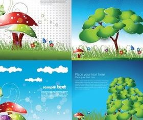 Lovely children comic vectors