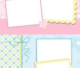 Cute cartoon stationery creative vector