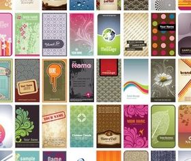 Cards graphic vector