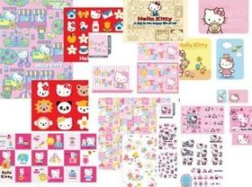 Hello Kitty designs vector
