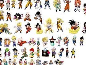 Seven dragon ball vector