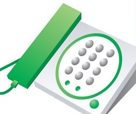 Telephone design vector