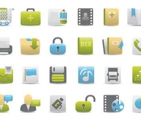 Various Icons free vector