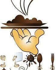 Cartoon chef shiny vector