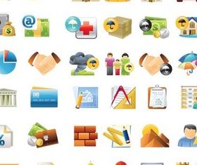 Icons graphic vector