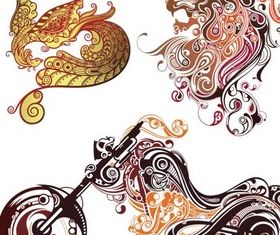 Colorful Elements free vector