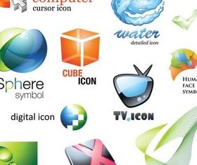 Different Icons Vector creative vector