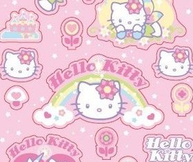 Pink Kitty and unicorn vector