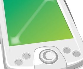 Mobile phone communication design vector material