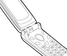 Mobile phone 3 vector