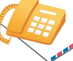 Telephone design vector