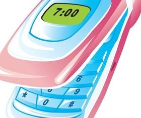Mobile phone 6 vector