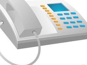 Telephone design 1 vector